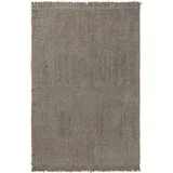 benuta Pure Wollteppich, Grau, Textil, Grafikmuster, Rechteckig, 200x300 cm, pflegeleicht, Teppiche & Böden, Teppiche, Naturteppiche