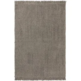 benuta Pure Wollteppich, Grau, Textil, Grafikmuster, Rechteckig, 200x300 cm, pflegeleicht, Teppiche & Böden, Teppiche, Naturteppiche