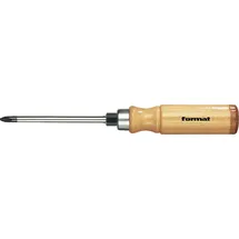 FORMAT Schraubendreher mit Holzheft Ph2x100mm Format