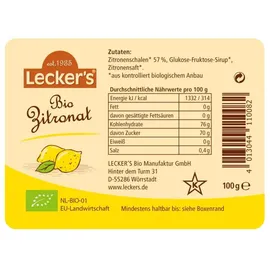 lecker’s Zitronat gewürfelt 100 g