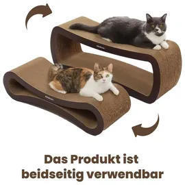 petrhein Ascent Paw Kratzpappe 27 x 86 x 32 cm braun