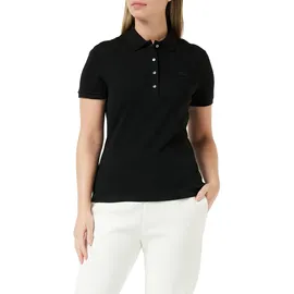 Lacoste Stretch Cotton Piqué Kurzarm-poloshirt - Black 36