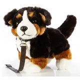 Uni-Toys Plüschtier, - Berner Sennenhund, mit Leine 26 cm