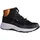 Finn Comfort Daytona Schwarz/Arancia - sportlicher Schnürschuh - Marken, Schwarz, leder (nappaseda/nubuk/diesel) für Damen, schwarz, Größe 39