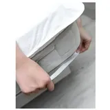 Matratzenschoner Wasserdicht und Atmungsaktiv 180x200cm +25cm mit 4 Eckgummi Inkontinenzunterlage Waschbar