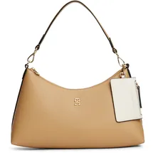 Tommy Hilfiger TH ICON SHOULDER BAG Schultertasche Kunstleder Beige
