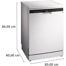 Siemens iQ300 SN23EW03ME Geschirrspüler (freistehend, 600 mm breit, Weiß)
