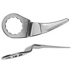 Schneidmesser geschwungene Form, Schneidenlänge 45mm, Gesamtlänge 80mm