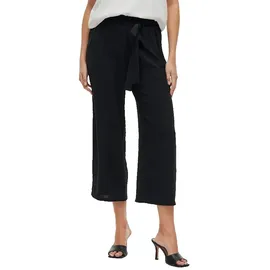 VILA Vijosa Belted Culotte Hosen Schwarz 34