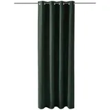 Esprit Ösenschal Harp 140 x 250 cm Polyester Grün Dunkelgrün