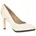 High Heels weiß creme Nappa 72445 für Damen weiß Größe 39 EU 6 UK