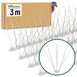 VOSS.garden Vogelabwehr Basic, Taubenabwehr, Vogelspitzen, 300cm