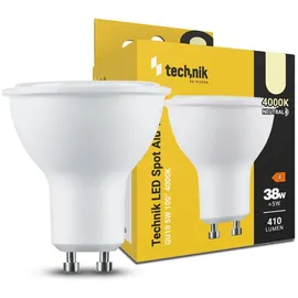 Aigostar 5 Watt GU10 LED SMD Leuchtmittel Leuchte LED Spot 100° 410 Lumen Neutralweiß