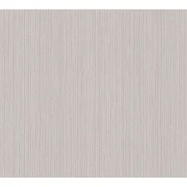 A.S. Création Vliestapete Uni 10,05 m x 0,53 m 300 g Grau/ Silber 388195
