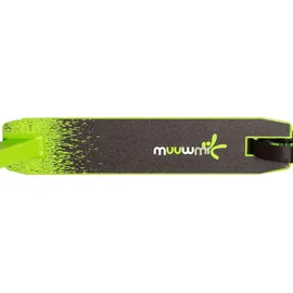 Muuwmi Tretroller Schwarz/Grün