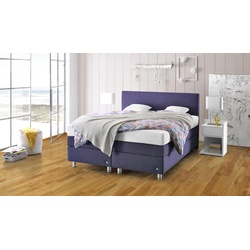 RUF Betten Boxspringbett Verena 180 x 200 cm Stoff Violett Lila