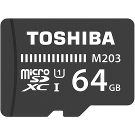 Toshiba microSDHC Exceria M203 64GB Class 10 100MB/s + SD-Adapter