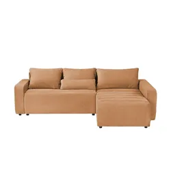 smart Ecksofa  Fania , braun , Maße (cm): B: 257 H: 72 T: 208