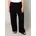 Loose Fit Leinenhose Schwarz 52