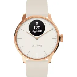 Withings Scanwatch Light Hybrid Smartwatch Scanwatch Light - 37mm HWA11-MODEL 1-ALL-IN - weiß,sand - 37mm