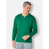 wäschepur Schlafanzug-Shirt Pyjama-Shirt Grün 44/46