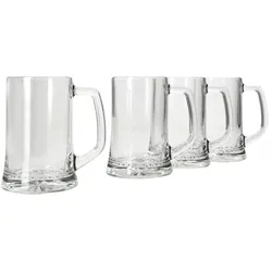 4er Set ARTISAN Bierkrug mit Sternboden & Henkel - 925180