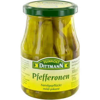 Feinkost Dittmann Pfefferonen mild-pikant, 170 g