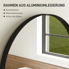 Homcom Badspiegel 50 x 3B x 70H cm-Schwarz | Gr.: onesize