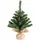 Kaemingk Mini Weihnachtsbaum im Jute Sack grün 45 cm