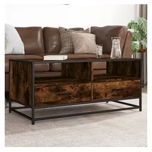 vidaXL Couchtisch Räuchereiche Braun 100 x 50 x 45 cm