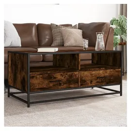 vidaXL Couchtisch Räuchereiche Braun 100 x 50 x 45 cm