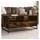 vidaXL Couchtisch Räuchereiche Braun 100 x 50 x 45 cm