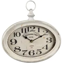Ambiente Haus Antikweiss Wanduhr 27,0 cm 27cm beige/weiß