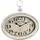 Ambiente Haus Antikweiss Wanduhr 27,0 cm 27cm beige/weiß