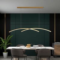 Bellastein LED Pendelleuchte Esstisch Pendellampe Höhenverstellbar Esszimmerlampen Modern LED Hängelampe Dimmbar Mit Fernbedienung Küchen Bar Hängeleuchte (Gold, 90cm)