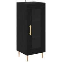 VidaXL Sideboard Schwarz Eichen-Optik 34 x 34,5 x 90