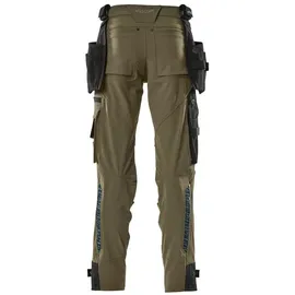 Mascot Hose mit Hängetaschen Stretch Hose, moosgrün