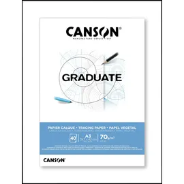 Canson - Graduate – TRACING – Block 50 Blatt – A3-70 g/m2