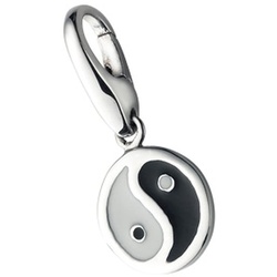 Giorgio Martello Milano Charm Yin und Yang, Silber 925 Onesize Damen 