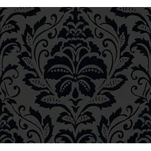 A.S. Création Vliestapete Barock 10 m x 0,64 m Schwarz 255426