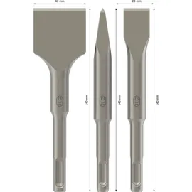 Bosch Meißel-Set 3tlg. 140 mm SDS-plus