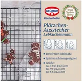 Dr. Oetker 3er-Set: Plätzchen-Ausstecher "Lebkuchenmännchen"
