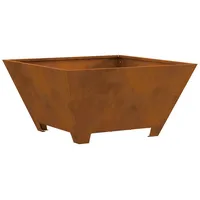 vidaXL | Feuerstelle Quadratisch 60x60x30 cm Cortenstahl
