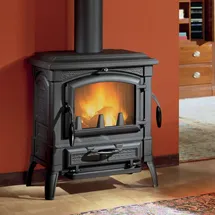 La Nordica-Extraflame Isetta 16 Stahl Schwarz