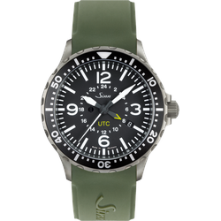 Sinn Instrumentelle Uhren 857 UTC 857.010 - schwarz,grün - 43mm