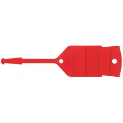 KS Tools Schlüsselanhänger mit Schlaufe, 500 Stück rot - 500.8019 - rot