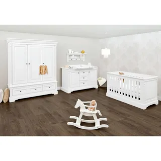 Pinolino Kinderzimmer Emilia extrabreit groß 3-tlg. weiß 