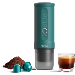 Nano - Tragbare elektrische Espressomaschine BLAU 450g