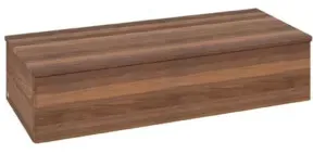 V&B Sideboard ohne Frontstruktur Antao 120x26,8x50cm, WBP-farbe hon. Oa, w. wal