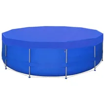 vidaXL Poolabdeckung blau 5,40 m